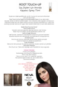 Neva Root Touch Up Geçici Sprey Boya 75ml - Koyu Kumral thumbnail 3