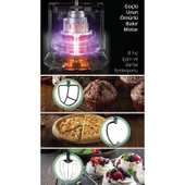 Kiwi KMX-3638 Hamur Yoğurma & Stand Mikser 5,3 Lt 1300W Mutfak Şefi thumbnail 5