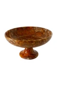 taru pasaj El Yapımı Doğal Taş Ayaklı Çanak - 15 cm Dekoratif ve Şık Tasarım thumbnail 6