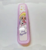 Pembe Multi Renkli Kapaklı Kalemlik Kutusu -Çanta İçi Saklama - Diş Fırçası - Makyaj Fırçası Kutu thumbnail 4