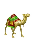 taru pasaj Kristal Taş İşlemeli Metal Deve | Benzersiz Hediyelik Biblo thumbnail 1