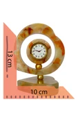 taru pasaj "Oniks Doğal Taş 2 Kalpli Dekoratif Saat - Şık ve Özel Hediye Seçeneği" thumbnail 4