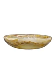 taru pasaj Doğal Oniks Taş Kase – Dekoratif & Şık 15 cm Çanak thumbnail 5