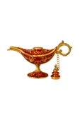 taru pasaj Dekoratif Alaaddin Sihirli Lambası - Vintage Tasarım, 13x8.5 cm thumbnail 2