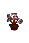 taru pasaj Ametist Doğal Taşlı Bonsai Hayat Ağacı - Dekoratif ve Şifalı Enerji Ağacı thumbnail 4
