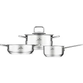 Jumbo Lyon 4 Parça Midi Çelik Tencere Seti thumbnail 1