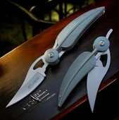 Knife Kızılderili Tüy Çakı Yeşil thumbnail 1