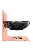 taru pasaj El Yapımı Oniks Taş Çanak – 20 cm Dekoratif Kase thumbnail 2
