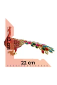 taru pasaj Kristal Taşlı Tavus Kuşu Biblo ve Mücevher Kutusu – 12x22x9 cm, Hediyelik Dekoratif Figür thumbnail 5