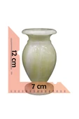 taru pasaj Oniks Doğal Taş Küp Vazo – 12 cm Dekoratif El Yapımı Ürün thumbnail 3