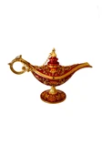taru pasaj Dekoratif Alaaddin Sihirli Lambası - Vintage Tasarım, 13x8.5 cm thumbnail 2