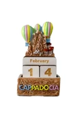 taru pasaj Renkli Dekoratif Hediyelik Masa Takvimi - Cappadocia Temalı, Süs Eşyası ve Pratik Tarih Gösterimi thumbnail 2