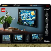 LEGO ® Ideas Vincent van Gogh - Yıldızlı Gece 21333 - Yetişkinler için Model Yapım Seti (2316 Parça) thumbnail 4