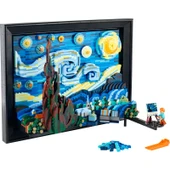LEGO ® Ideas Vincent van Gogh - Yıldızlı Gece 21333 - Yetişkinler için Model Yapım Seti (2316 Parça) thumbnail 2