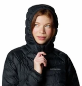 Columbia Powder Lite™ II Hooded Jacket Siyah Kadın Outdoor Mont WK8123 thumbnail 4