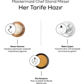 Karaca Mastermaid Chef Stand Mikser Red thumbnail 4