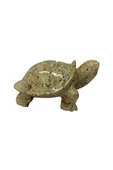 Oniks Doğal Fosilli Taş Kablumbağa - 6 İnç Hayvan Fiğürü - 2