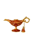 taru pasaj Dekoratif Alaaddin Sihirli Lambası - Vintage Tasarım, 13x8.5 cm thumbnail 3