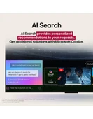 55 inç LG UHD AI UA84 4K Akıllı TV AI HDR10 WebOS25 2025 55UA84006LB thumbnail 9