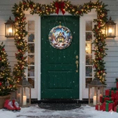 Kardan Adamlı Yeni Yıl Evi Kapı ve Duvar Süsü thumbnail 2