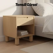 Bohem 10 cm Doğal Ahşap 4 ADET Ayak Boyasız Ham Silindir Mobilya Koltuk Kanepe Ayağı Aparat Dahil thumbnail 7