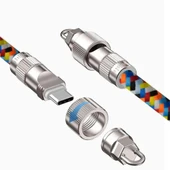 E2M BİLEK KABLO TYPE-C TO TYPE-C 30CM DATA KABLOSU RENKLİ thumbnail 3