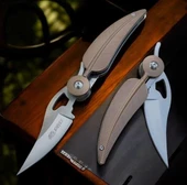 Knife Kızılderili Tüy Çakı Kahverengi thumbnail 1