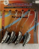 ECOTACKLE 10 GRAM GRİ RENKLİ BALIK KAFALI ZOKA thumbnail 2