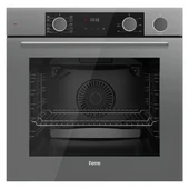 Ferre Steamart Ss Serisi Gri Set (SS038 + XE64CPR +D065 ) -75'lik Seri Kare Emaye Izgara thumbnail 3