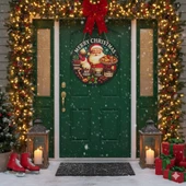 Noel Baba Kapı ve Duvar Süsü Sıcak Çikolata thumbnail 2