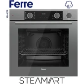 Ferre Steamart Ss Serisi Gri Set (SS038 + XE64CPR +D065 ) -75'lik Seri Kare Emaye Izgara thumbnail 4