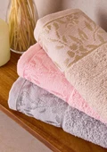 Premium 3'lü 30x50 cm El, Yüz ve Mutfak Havlu Seti thumbnail 2