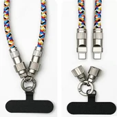 E2M BİLEK KABLO TYPE-C TO TYPE-C 30CM DATA KABLOSU RENKLİ thumbnail 2