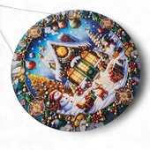 Kardan Adamlı Yeni Yıl Evi Kapı ve Duvar Süsü thumbnail 7