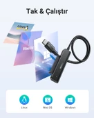 UGREEN USB-C to 2.5-Inch SATA Dönüştürücü Adaptör, 70610 thumbnail 8