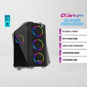 Quantum Gaming QG-9405G Panda PN1310 AMD Ryzen 5 7500F 32GB DDR5 1TB NVMe RTX 5060 8GB Gaming Masaüstü Bilgisayar thumbnail 1