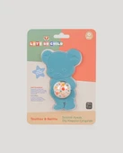 Sevimli Ayıcık Diş Kaşıyıcı Çıngırak-Turkuaz thumbnail 3