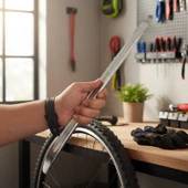 EL600 Oluklu Levye 600MM Gümüş Gri Profesyonel ve Hobi Amaçlı Kullanım İçin Uygun thumbnail 3