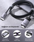 UGREEN 8K 60Hz Displayport 1.4 to HDMI 2.1 Örgülü Kablo, 1m, 80395 thumbnail 7