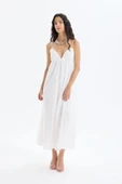 Quzu Sırt Detaylı Askılı Maxi Elbise 25YELB00567 thumbnail 1