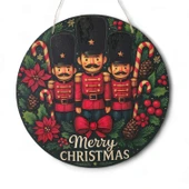 İngiliz Asker Yeni Yıl Evi Kapı ve Duvar Süsü thumbnail 1