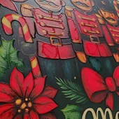 İngiliz Asker Yeni Yıl Evi Kapı ve Duvar Süsü thumbnail 3