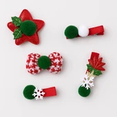 Yeni Yıl Kız Çocuk Toka Set - 5li thumbnail 2