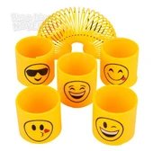 Emoji Stres Yayı Oyuncak Stres Yayı - 6 cm çapında - 3 Adet thumbnail 5