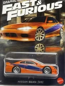 Hot Wheels Silver Series Fast & Furious Nissan Silvia S15 1/64 Model Araba thumbnail 1