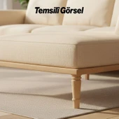 Bohem 20 cm Doğal Ahşap Ayak 4 ADET SET Boyasız Silindir Mobilya Koltuk Kanepe Ayağı Aparat Dahil thumbnail 8