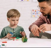 Zeka Küpü Renkli Kaliteli Carbon Fiber Rubik Sabır Küpü 3x3x3 Speed Küp - 1 Adet thumbnail 4