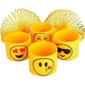 Emoji Stres Yayı Oyuncak Stres Yayı - 6 cm çapında - 3 Adet thumbnail 3