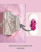 Frilly Red Dişi Kedi Regl Külotu | Kedi Donu | Kedi İç Çamaşırı | Ayarlanabilir Bağcıklı | Küçük Irklar İçin thumbnail 4