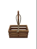 Ahşap Doğal 2Li Tombul Set Yağdanlık ve Sosluk Takımı(SET)(KİRAZ) Ahşap Rengi 2 SET thumbnail 7